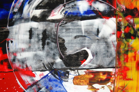 Image 1 of CB.Abstract op papier 24/25 tweeluik kunstwerk