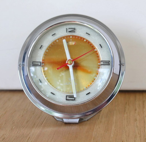 Sveglia "Diamond" – Anni '70, Design Retro Space Age! – klokken, Chrome