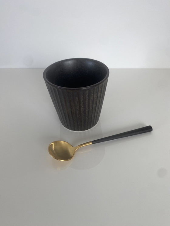 Image 1 of Wilffert & Wilffert 24 Delig Dessert Bestekset 24K Goud