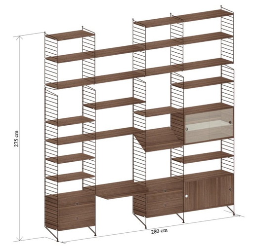 String Set Up Nussbaum (280cm x 275cm)