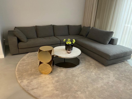 Image 1 of Minotti Hamilton stof cat G Taupe / leem kleur