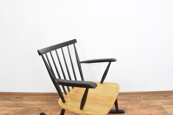 Image 1 of Fauteuil à bascule suédois Mid Century, années 1960.