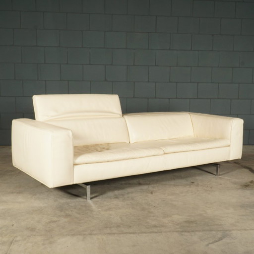Jori Shiva Designersofa - JR-3990 - beige Leder