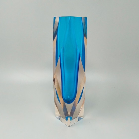 1960s Large Flavio Poli for Seguso Murano Glass Vase – Vintage (photo 9 of 9)