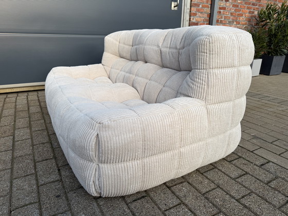 Image 1 of Ligne Roset Kashima (9-'81) 2 posti in velluto a coste beige 10/10