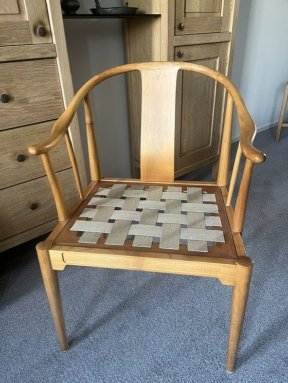 Sedia China Fritz Hansen (Hans J. Wegner) – Poltrone, Pelle, Tessile (photo 8 of 12)