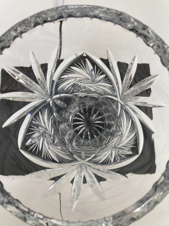 Image 1 of Elegance vintage hand-cut crystal vase 70/80’s