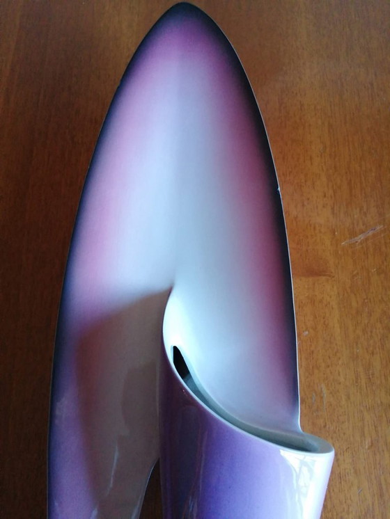 Image 1 of 1970er/1980er Jahre Keramik Wandvase oder Applikation