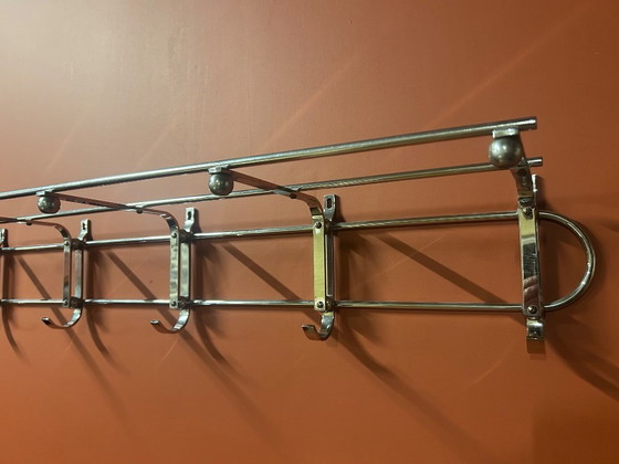 Image 1 of Art Deco coat rack in chrome