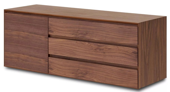 Image 1 of Aparador en nogal - 140 x 45 x 51 cm - Exposición // Independiente o montado