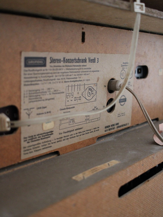 Image 1 of Mobile audio Grundig vintage con giradischi/radio