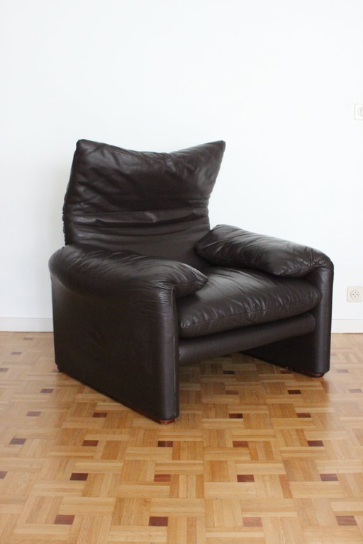 Poltrona Cassina Maralunga di Vico Magistretti, anni '70