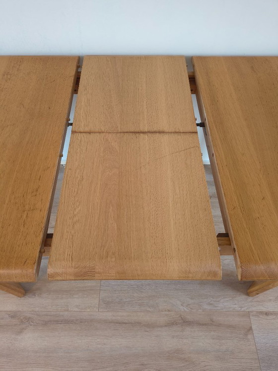 Oak Dining Table – Designer & Extendable – Wood (photo 6 of 20)