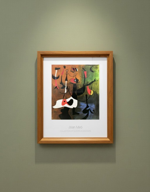 Miró, Joan - Personnages Rythmiques - Collezione dei Maestri Europei - stampa d'arte