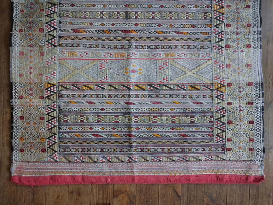 Kilim Berbero fatto a mano 180×125cm, Tappeti, Lana, Multicolore (foto 7 di 14)