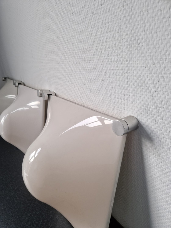 Image 1 of Vintage Martinelli Luce "Bolla" 3x wand of plafond lamp 