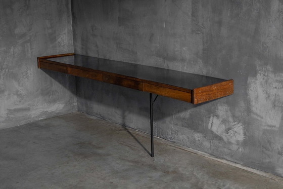 Image 1 of Consola de pared modernista, Francia, década de 1960