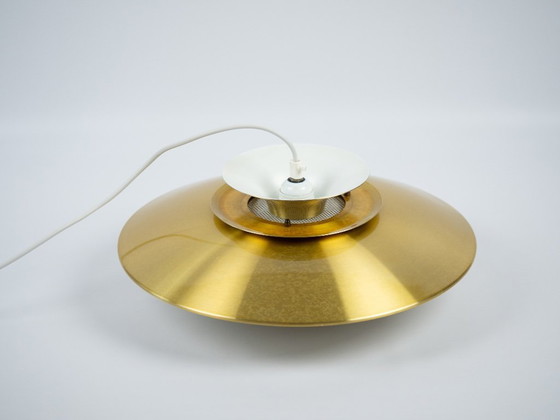 Danish Vintage Roma2 Pendant Lamp by Junge, 1980s – Aluminium (photo 4 of 9)