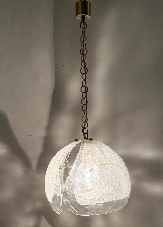 Image 1 of Lampada da soffitto/sospensione di Kaiser Leuchten, vetro di Murano, Germania, anni '60
