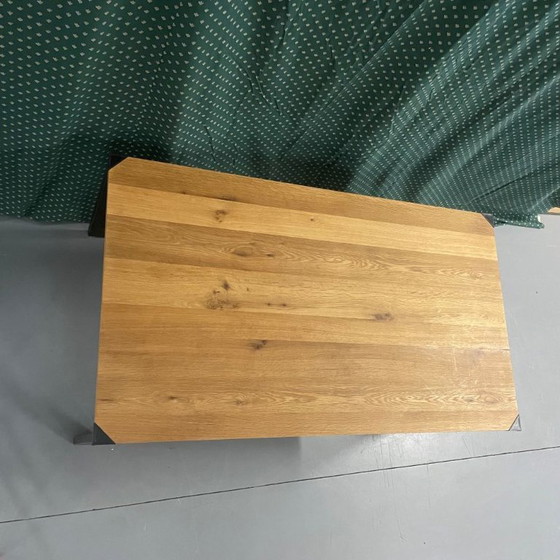 Modern Dining Table for 6 People – Metal, Wood (photo 3 of 5)
