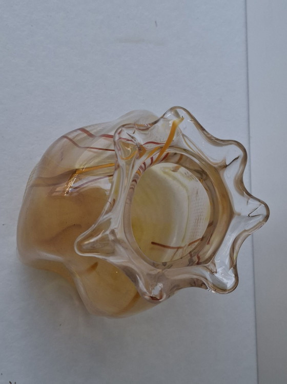 Pouch Glass Vase Annlies van Kempen, Orange (photo 3 of 6)