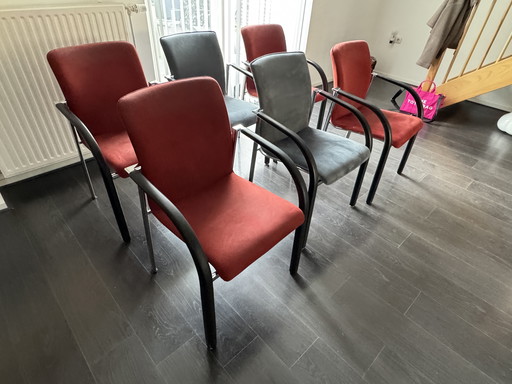 6x Leolux Cimaronne Dining Chairs