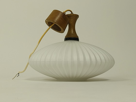 Image 1 of Lampada a sospensione vintage di Massive - Stile giapponese - Design anni '70