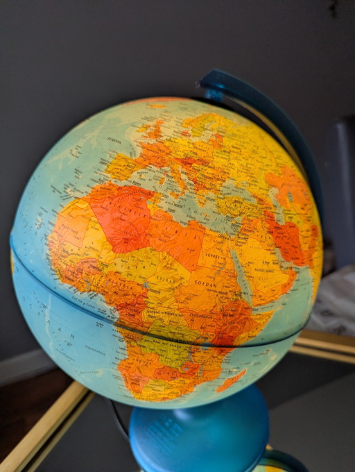 Vintage globe lamp, Italië 