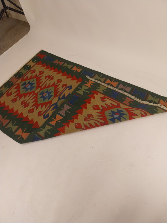 Image 1 of 1 x Kelim vloerkleed uit Turkije 1970's 165cm x 110cm