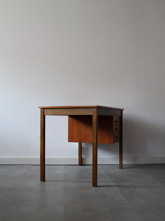 Image 1 of Vintage Danish compact desk in teak