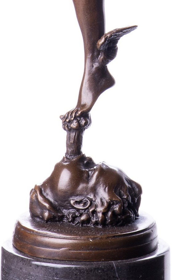 Image 1 of Statua in bronzo di Mercurio Hermes