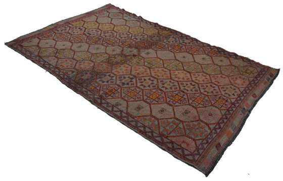 Vintage Anatolian Yoruk Kilim 284 × 170 cm – Handwoven Geometric Wool Rug – Rugs & carpets (photo 5 of 10)