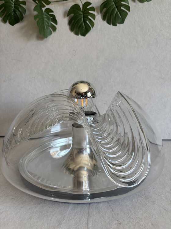 Image 1 of Applique ou plafonnier Vintage Futura Wave de Peill Putzler