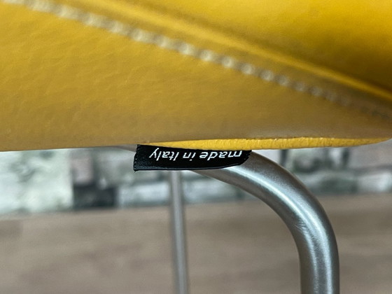 Image 1 of 4x Moroso Fjord bar stool yellow