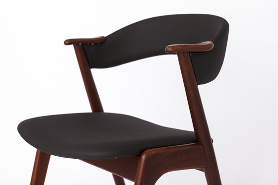 Image 1 of Ensemble de 6 chaises de salle à manger danoises en teck par Korup Stolefabrik - 1960s Mid-Century Modern Design