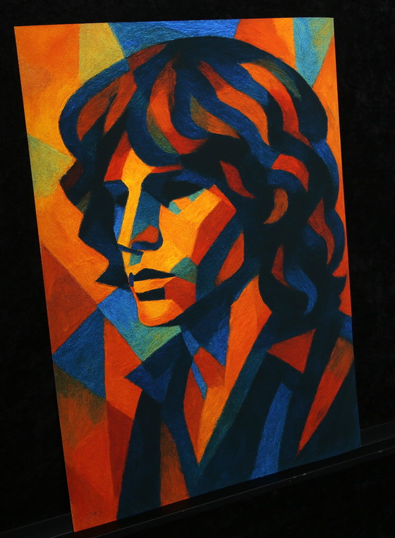 Image 1 of Moccha, Karmen - Jim Morrison - Giclée/Hahnemühle - Firmato a mano