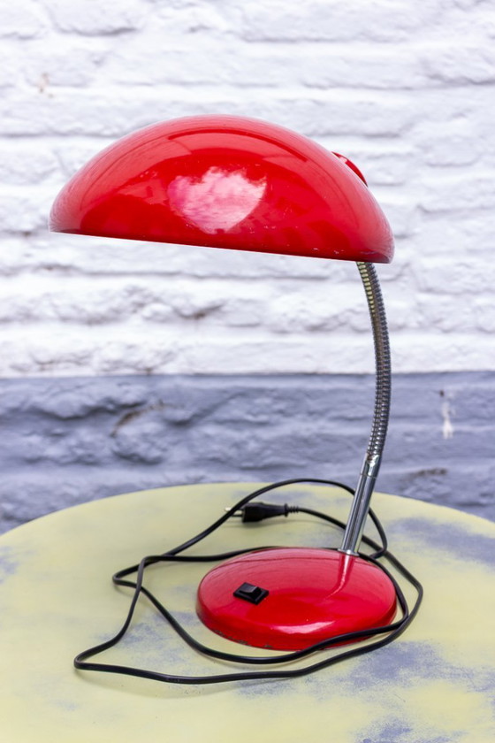 Image 1 of Vintage 70's MASSIVE Bauhaus-stijl Bureaulamp