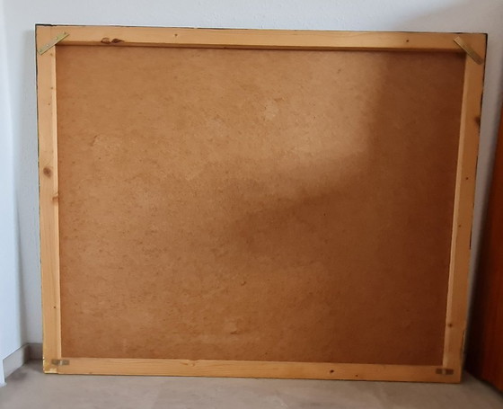 Image 1 of Still life bouquet of flowers, painting by Christin Beck on a heavy wooden panel