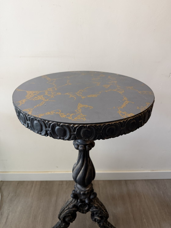 Zwart Vintage Bijzettafeltje – Wood (photo 4 of 9)