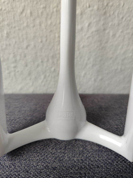 Image 1 of 🤍 Koziol ROGER Kitchen Roll Holder – Cotton White | Made in Germany