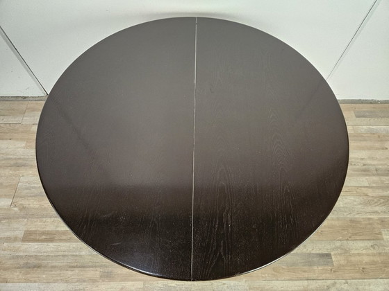 Image 1 of Extendable 1970s chrome-plated metal table