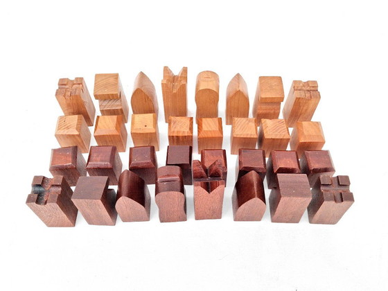 Abstract Design Chess Set – Decorative Objects, Wood (photo 7 of 10)