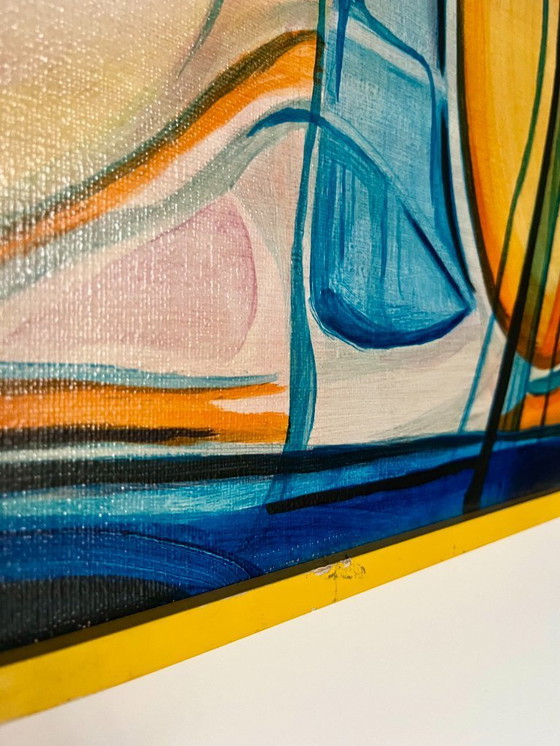 Image 1 of A. Nobre-Madeira, Astrazione, 1975, olio su tela