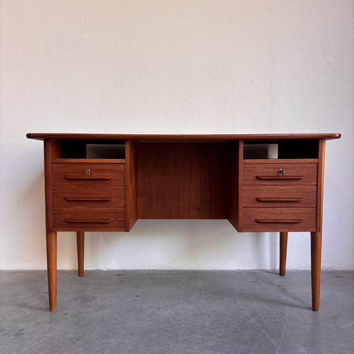Vintage Danish Desk 2 Sides