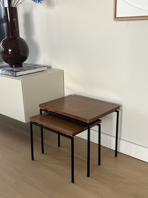 Pastoe style nesting tables
