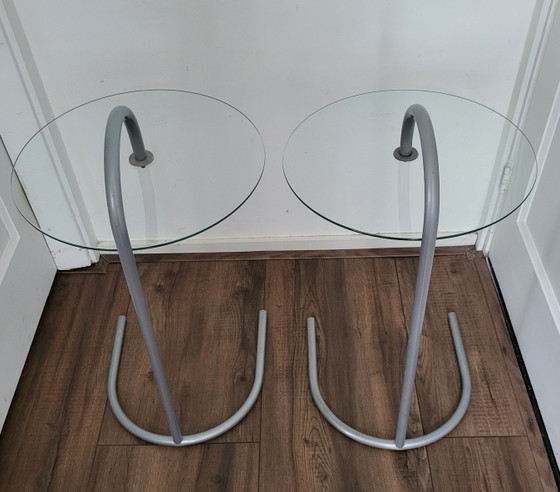 Tavolino Vintage Ikea RY, anni '90 – Tavolini, Vetro, Metallo (photo 4 of 5)