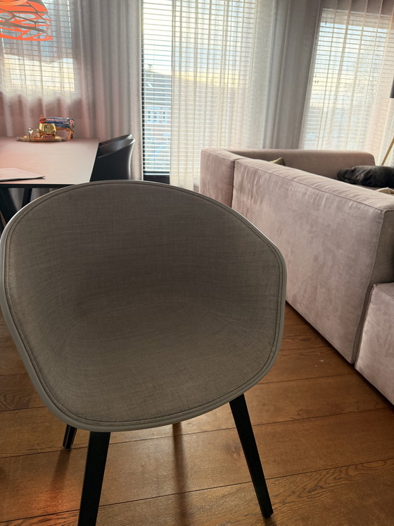 Image 1 of 2x Hay AAC26 eetkamerstoelen deels gestoffeerd