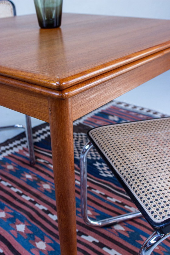 Image 1 of Vintage teak dining table AM ​​Mobler Danish square mid-century