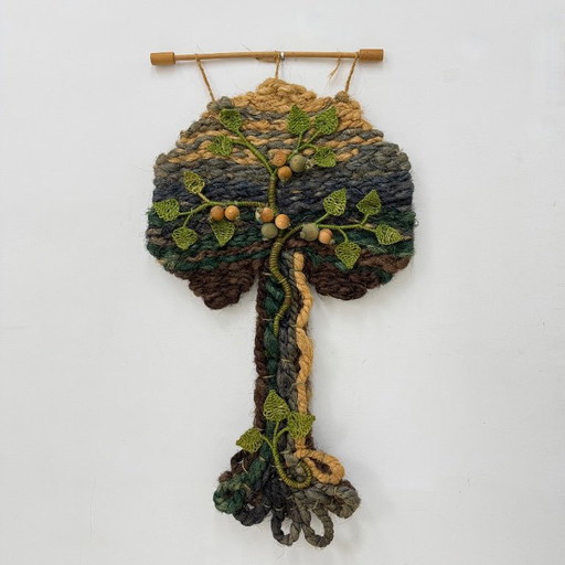 Wandteppich in Form eines Baumes, 1970er Jahre