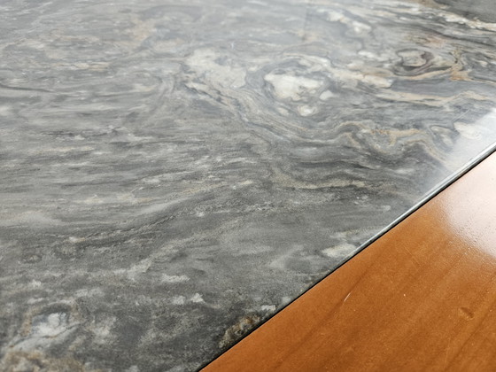 Image 1 of Mesa de centro con tablero de mármol de Hohnert Design, Alemania, 1960